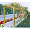 临朐县园林工程有限公司_制作安装花架长廊_临朐县园林工程