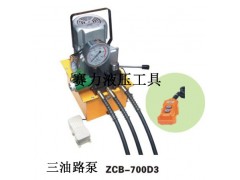 三通油路电动液压泵ZCB-700D3