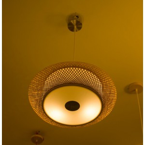 竹古典客厅艺术灯