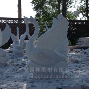 砂岩天鹅雕塑供应厂商 天鹅雕塑设计图纸