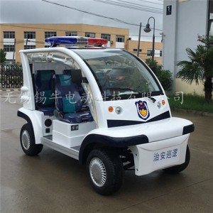 安徽六安滁州4座电动巡逻车，四轮电瓶执法巡逻车，物业代步观光车