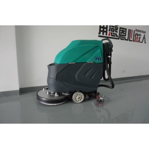 全自动洗地机YZ-530清洗科技场馆用依晨手推式洗地机