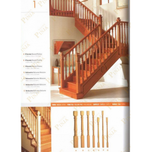 品家 上海楼梯 实木楼梯 榉木楼梯立柱款式 楼梯围栏1号柱