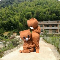 卡通服饰赣州科尼布朗熊人偶服装K001