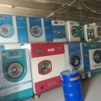 濮阳出售二手洗衣店设备，二手整套干洗机包装机输送线