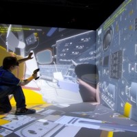 北京展厅联动数字沙盘，四度科技VR