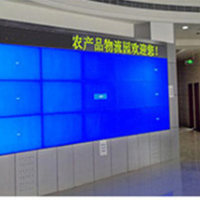 乐博多媒体拼接屏幕安防监控46寸超窄边电视壁挂大屏