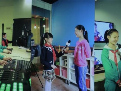 北京新维讯 校园电视台后期制作 实景演播室