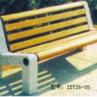 长条石头凳椅 防腐木靠背椅 花岗岩石凳休闲 厂家直销