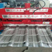 浩鑫机械供应全自动数控800型彩钢琉璃瓦机