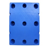 平板塑胶九脚型塑胶托盘定制印刷专用塑料栈板