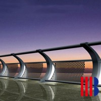 贵州桥梁灯光护栏，道路公路防护栏，防撞护栏板，宝川