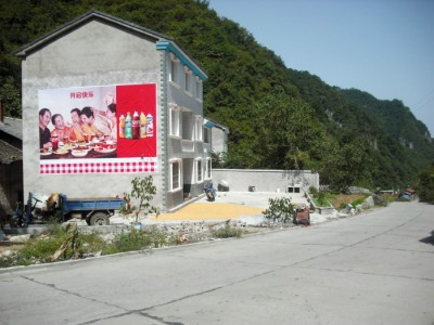 湖北武汉乡镇广告、刷墙体广告、军运会宣传广告