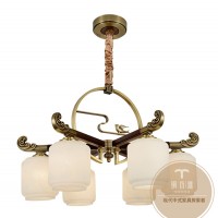 新中式吊灯具-新中式铜吊灯品牌厂家-铜木源灯饰代理