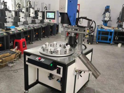 四川汉威全自动转盘式超声波塑胶焊接机成都汉荣机械设备
