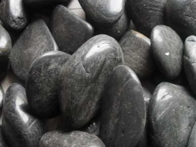 邦拓黑色鹅卵石 别墅装饰用鹅卵石 铺设路面用鹅卵石