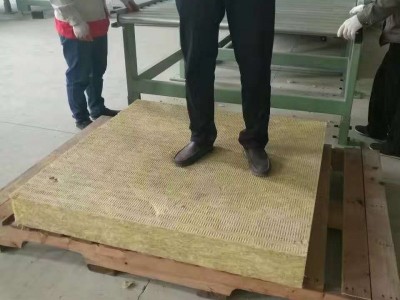 望鑫直供彩钢复合板厂岩棉条 外墙岩棉板 厂家直销图1