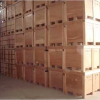 东莞海丰出口木质钢带箱包装箱