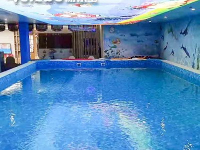 广东拼装式游泳池设备厂家定制健身房大型钢构式泳池设备