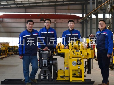 华夏巨匠HZ-130Y液压岩芯钻机百米钻机100米勘探钻机