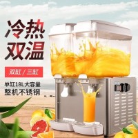 西安商用果汁机东贝三缸四缸冷热果汁机