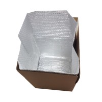 厂家供应冷链生鲜运输专用保温袋 铝箔气泡纸箱内衬