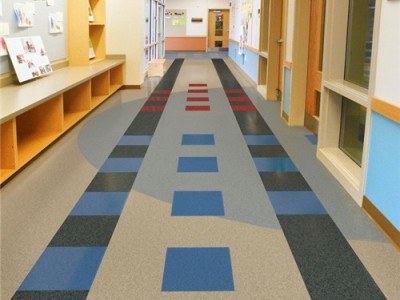 工地装修PVC塑胶地板 家用商用卷材地板
