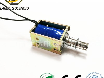 厂家直销广东电磁铁 框架式SQ0837自动门锁电磁铁