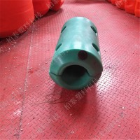 扬州水面清淤管道浮子 5寸夹软管塑料浮筒价格