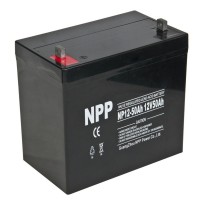 耐普NP12-50太阳能免维护蓄电池12V50AH