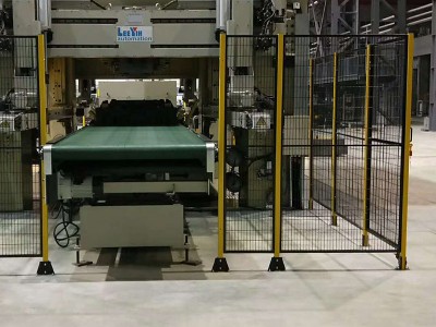 机器人护栏网厂家 机械手臂防护栏 喷塑车间护栏网