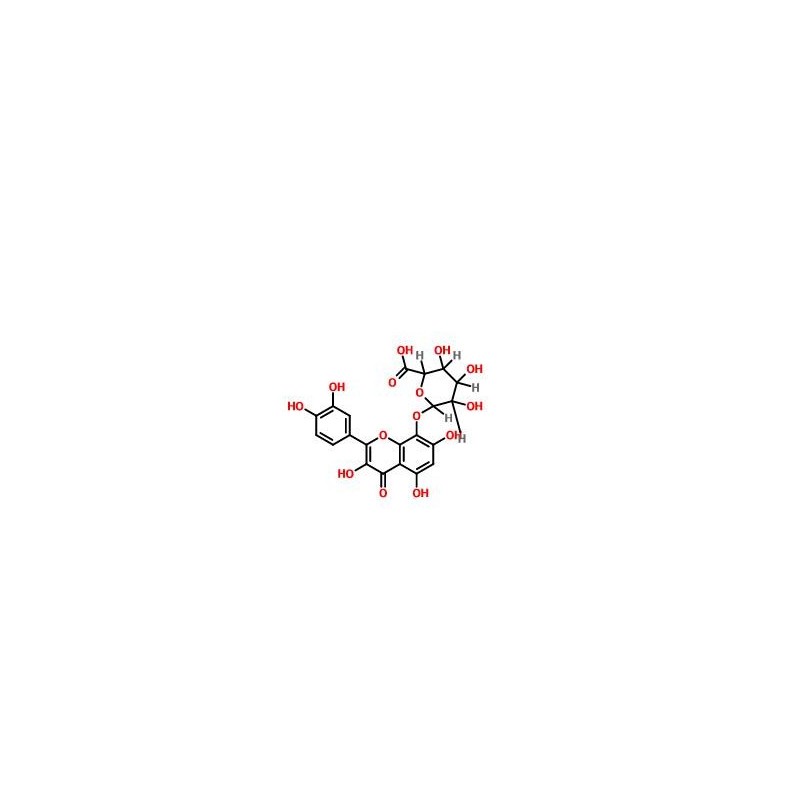棉花皮素-8-O-葡萄糖醛酸苷，CAS:55366-56-8
