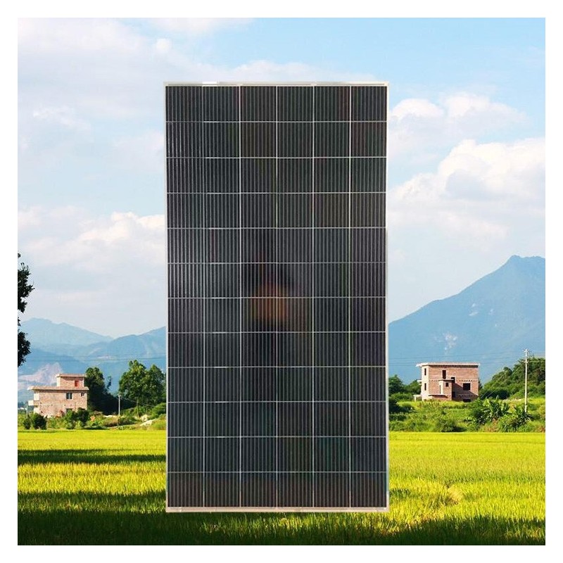 广东晶天太阳能板350W瓦单晶硅大型分散式光伏电站光伏组件