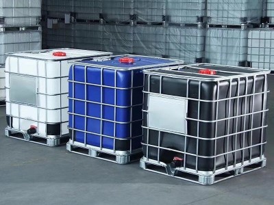 上海吹塑吨桶批发/1000L运输桶/污水处理周转桶带框架