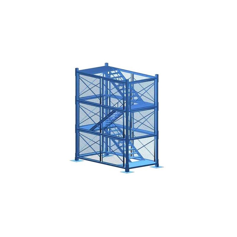 基坑施工梯笼 组合式梯笼 桥梁梯笼