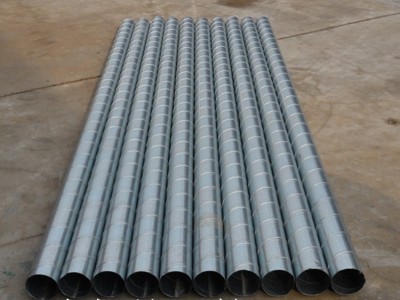 镀锌白铁皮风管工业排风管排烟管加工螺旋风管通风管