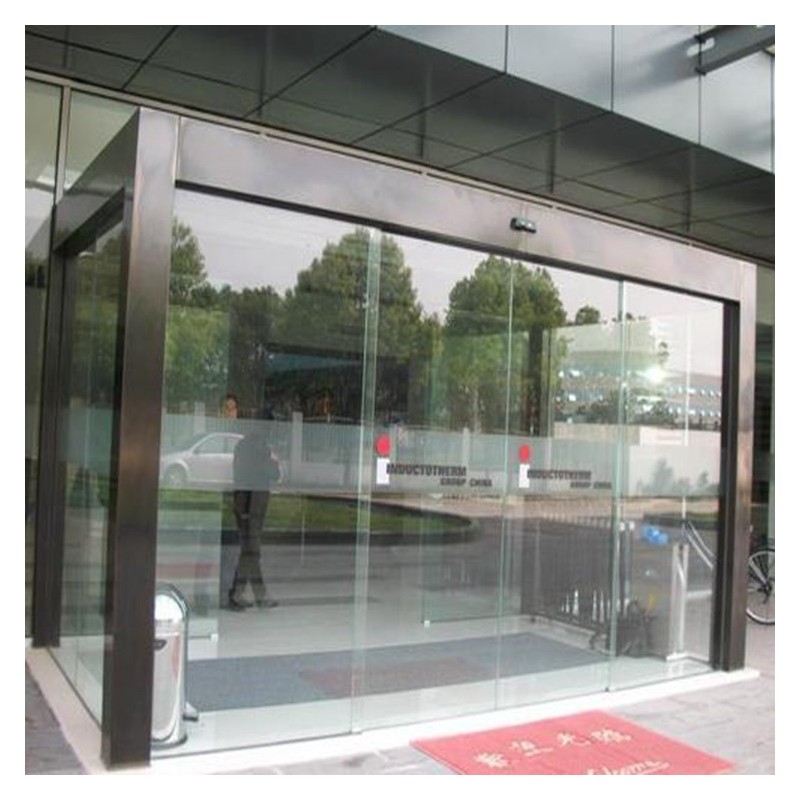 天津玻璃门厂家，专业制作店铺玻璃门玻璃隔断