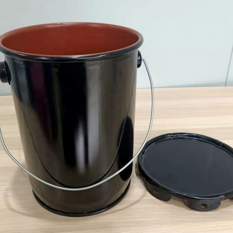 1加仑铁桶防锈喷塑铁直口金属桶 1加仑塑料直口桶