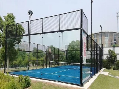 名图专业出口迪拜全景帕德尔板式网球场生产厂家