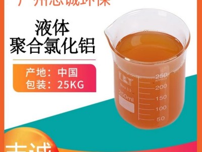 广州志诚液体PAC批发厂家工业级食用级1~30吨