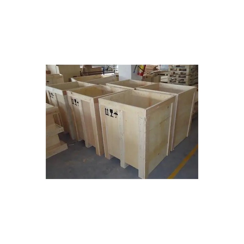 苏州包装箱厂 胶合大型钢带箱 免熏蒸出口大型包装箱
