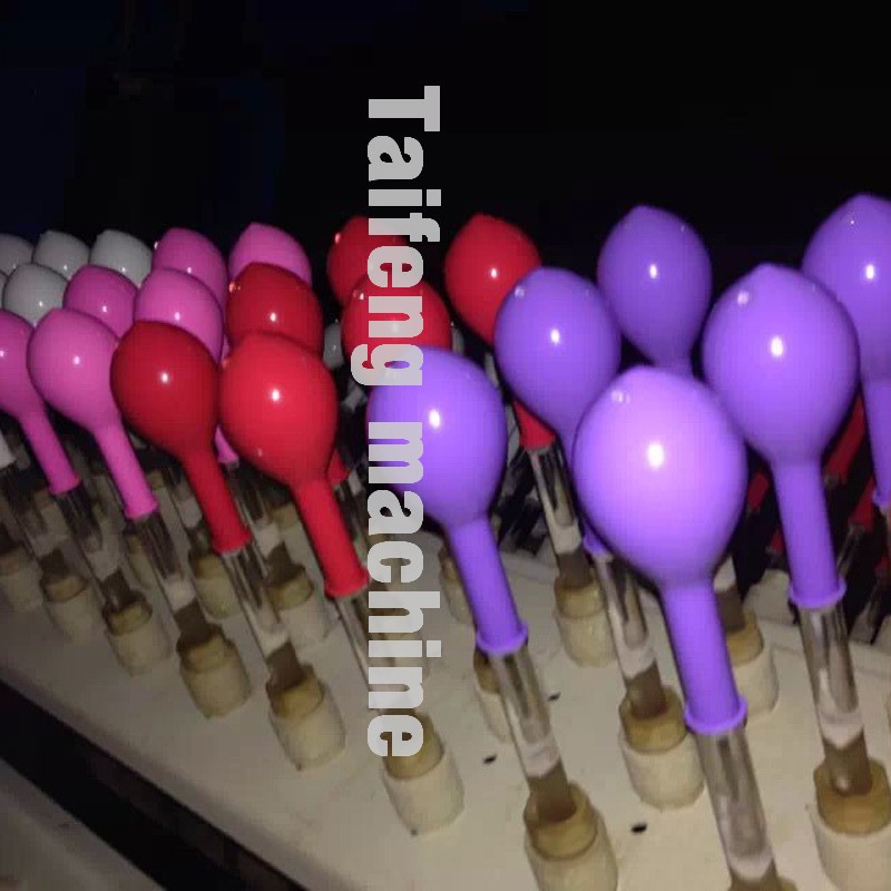 全自动彩色乳胶气球流水线 橡胶气球组装设备 多色气球机器