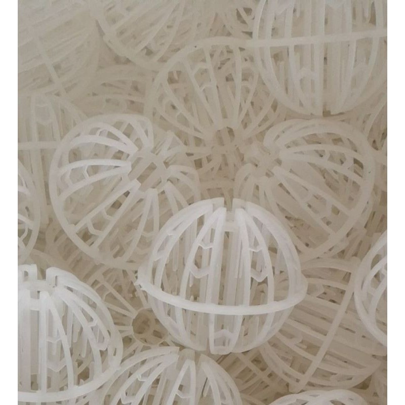 料带筋多面球 环保塑料小球 哈凯登填料 PP塑料环保球