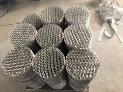 不锈钢规整填料 丝网波纹填料 安平塔内件生产定制厂家