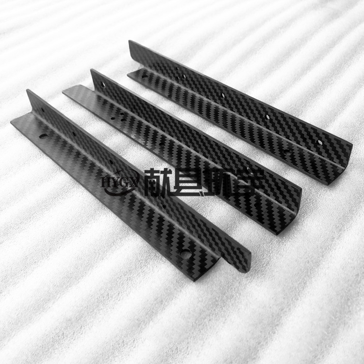 碳纤维异形件碳纤维L角加工 碳纤维机器人配件图5