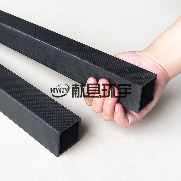 3K斜纹碳纤维管 碳纤维方管 碳纤维数控加工图4