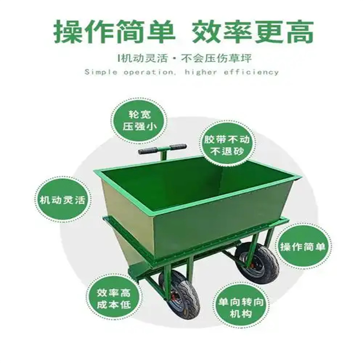 SM-150型手推式草坪充沙机图2