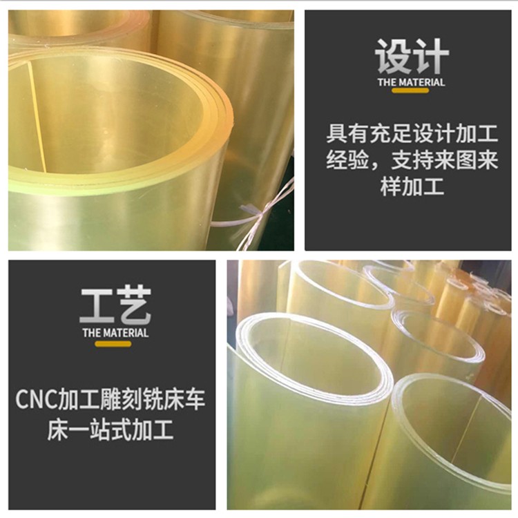 聚氨酯挡煤板输送机导料槽护皮 牛筋PU胶垫可加工定制图7