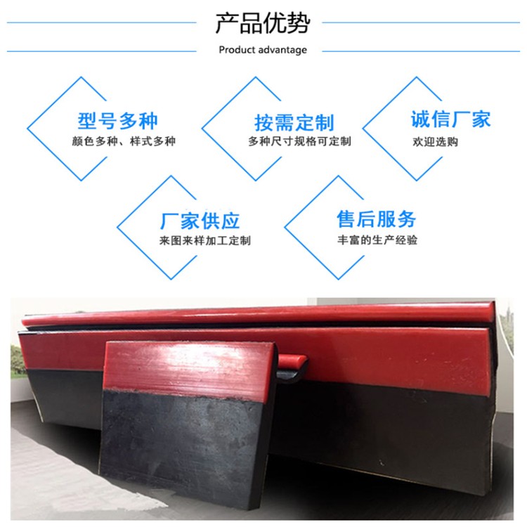 双密封聚氨酯防溢裙板Y型 导料槽抑尘挡煤皮子 美奂橡塑图2