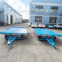 4吨牵引平板拖车 全挂式工具拖车